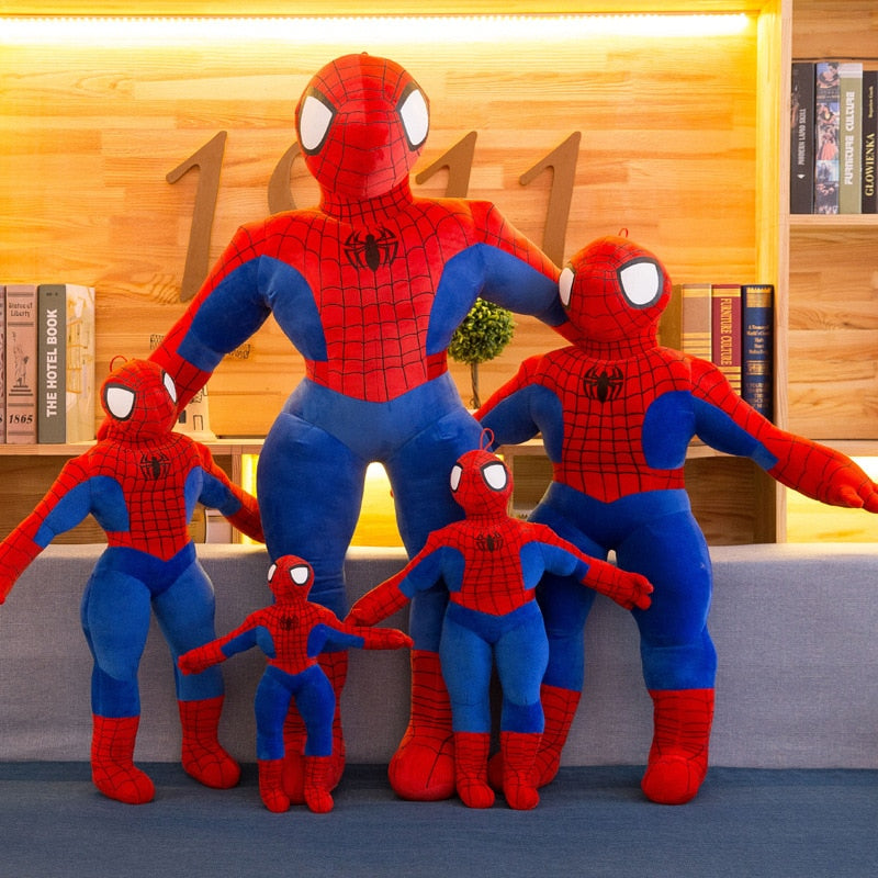 Spiderman 125cm Géant Énorme Peluche Original Marvel Avec Son Enfants Gi