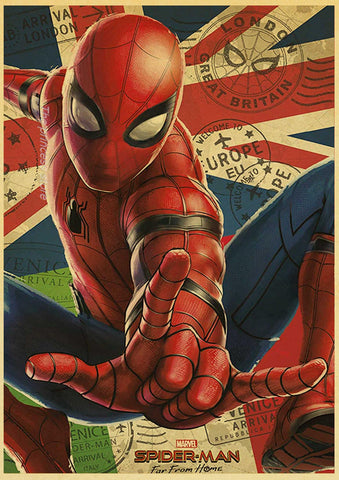 Tableau Spider-man en Angleterre