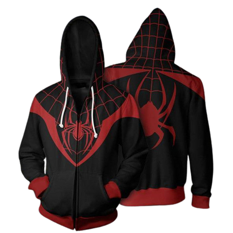 Sweat Spiderman Costume Miles Morales