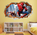 Sticker Spider-man et Iron Man