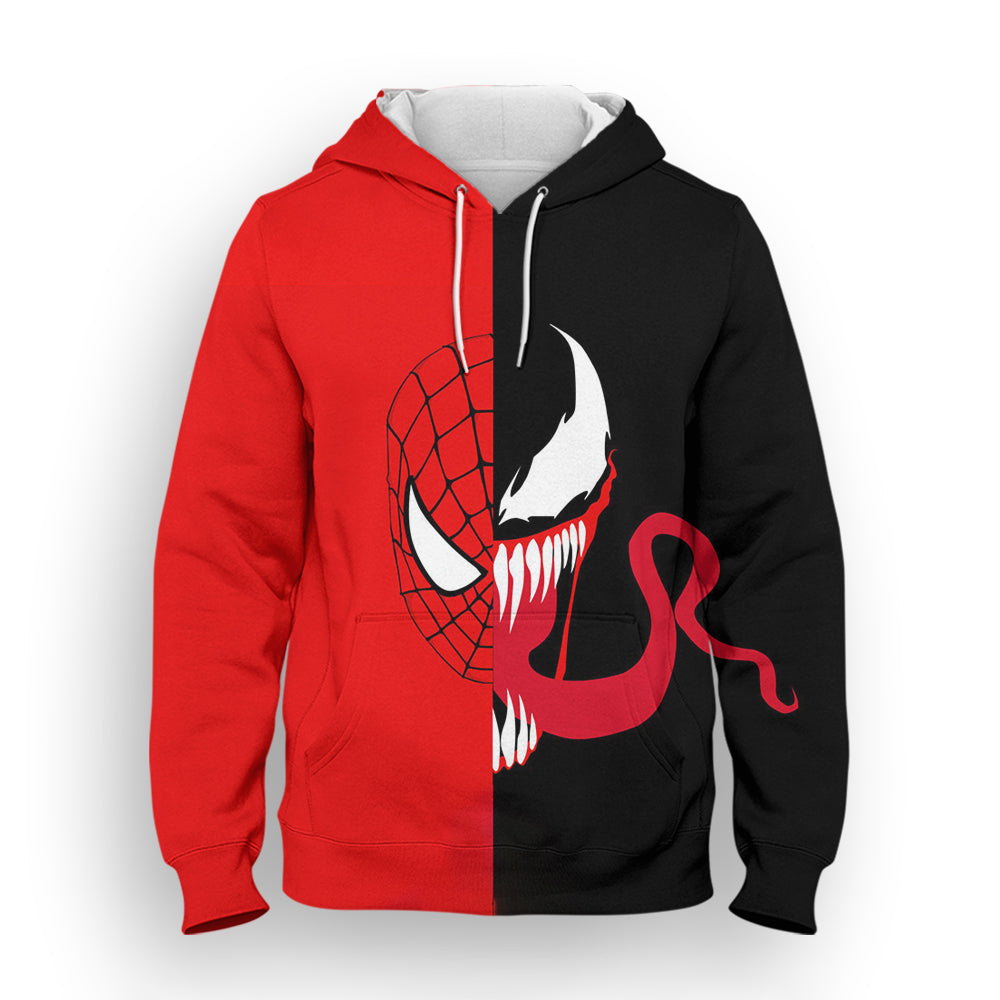 Sweat à Capuche Officiel Marvel Venom 2 : Let There Be Carnage – Homme/Femme, Coupe Classique, 241g