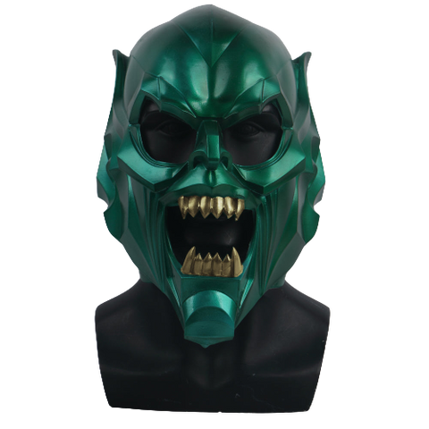 Masque Spiderman Bouffon vert