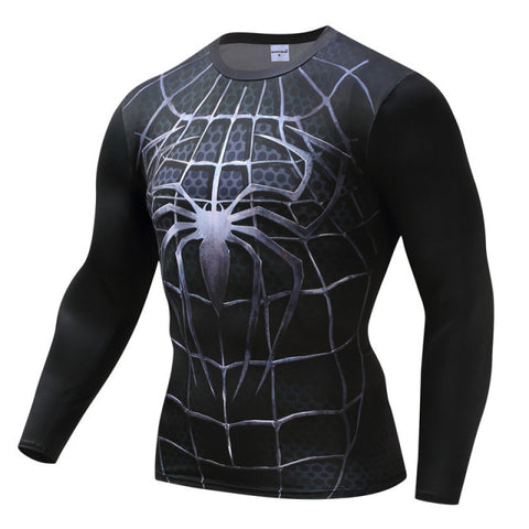 T-shirt Spider-man Noir de Sport
