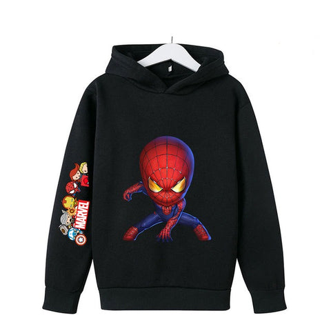 Pull en coton print Spiderman Marvel pour garçon | Orchestra Pull en coton print Spiderman Marvel pour garçon | Orchestra