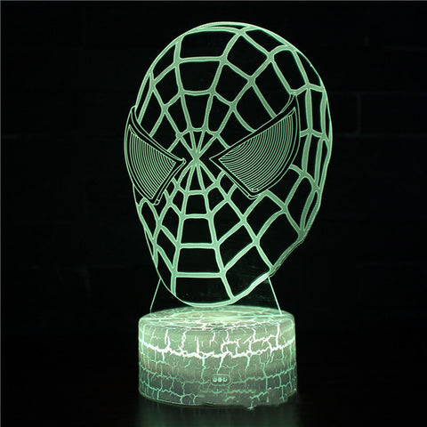 Lampe Le masque de Spiderman 